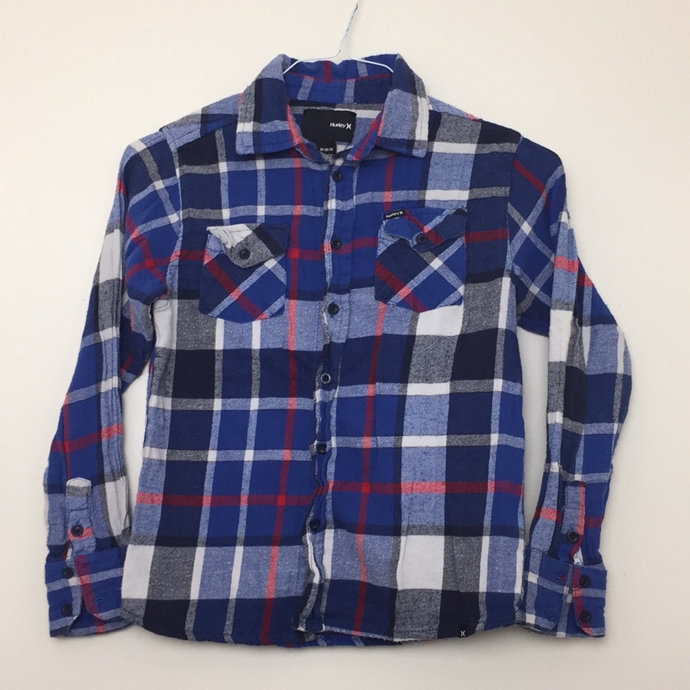 Boys button down flannel